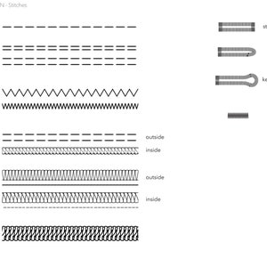 Adobe Illustrator 用ベクターマシンステッチライブラリ
