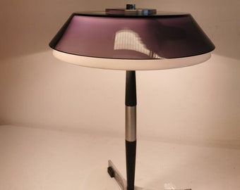 Very rare table lamp, designed by Jo Hammerborg for Fog & Mørup in 1966. The model is called Senior.