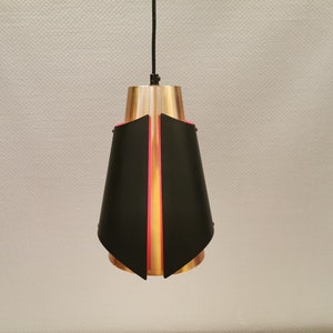 Beautiful hanging lamp, from Danish LYFA (stamped in the socket) very much in the style of Bent Karlby&#39;s Østerport pendant.