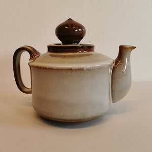 Very rare teapot from Danish Søholm stoneware, made on the famous Danish artist island, Bornholm.