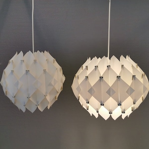Butterfly hanging lamps, designed in 1968 by Danish designer Lars Schiøler for Hoyrup Denmark.