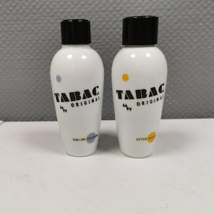 Tabac Original Maurer and Wirtz Eau de Cologne 300 ml, and after shave. Rare Vintage (60s) large bottles