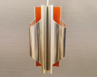 Danish Modern Pendant Lamp, Bent Karlby Lyfa, 1960s Vintage Lighting