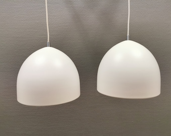 Lampada a sospensione moderna danese, Asger Bay Christensen, lacca bianca