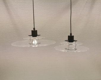 Space Age Plexiglas-Lampe, 1980er Jahre dänische Design-Leuchte