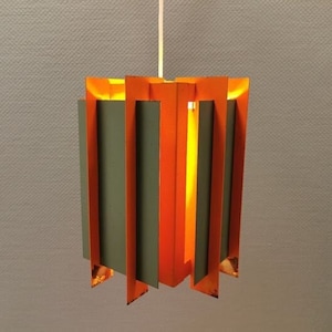 Extremly rare Danish designed ceiling lamp by Bent karlby model Octagon for Lyfa.