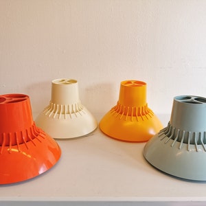 Space Age style from the 70s, lamps in ABS plastic, designed by Danish Sven Middelboe for Nordisk Solar