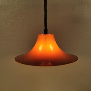 Jo Hammerborg hanging lamp for Fog&Mørup model Plain from 1977.