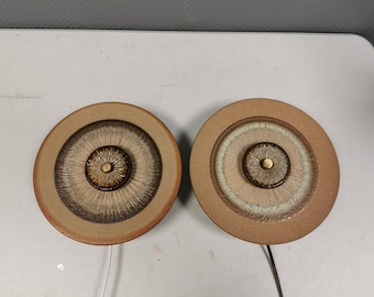 Wandlampe aus Keramik von Noomi Backhausen für Søholm Denmark, 70er Jahre.