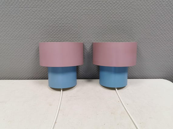 A set of refurbished retro wall lamps from IKEA from the 1980s-90s.