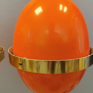 Rare LYFA Space Age Pendant Lamp, Lacquered Metal, Danish 70s Design image 5