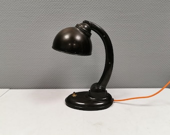 Vintage Bakelite Table Lamp, Eric Kirkman Cole Bauhaus Design