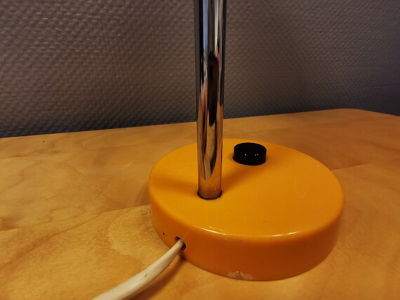 Vintage 1960s Hans Agne Jakobsson Elidus Desk Lamp is Great Yellow