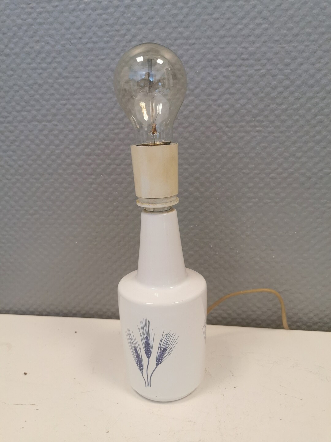 Wikholm Rome Lamp Danish, Design, Tablelamp, Søholm, Royal, White, Vintage, Retro, 70s ...