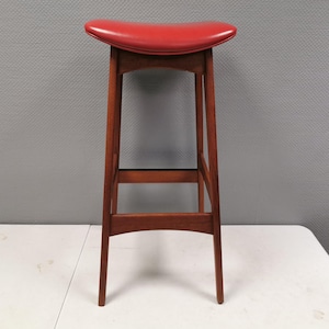 Mid Century Danish Teak Bar Stools - Etsy