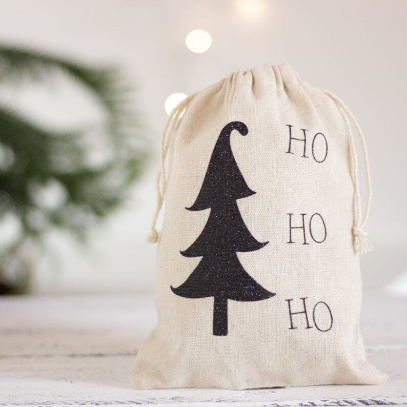10 Weihnachtssäckchen Aus Jute - Naturbeutel Für Adventskalender & Nikolausgeschenke