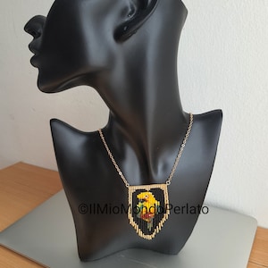 Sun Conure Parrot Pendant