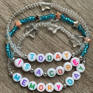 Core Memory Bracelet Stackable Layering Theme Park Style Today is A ...