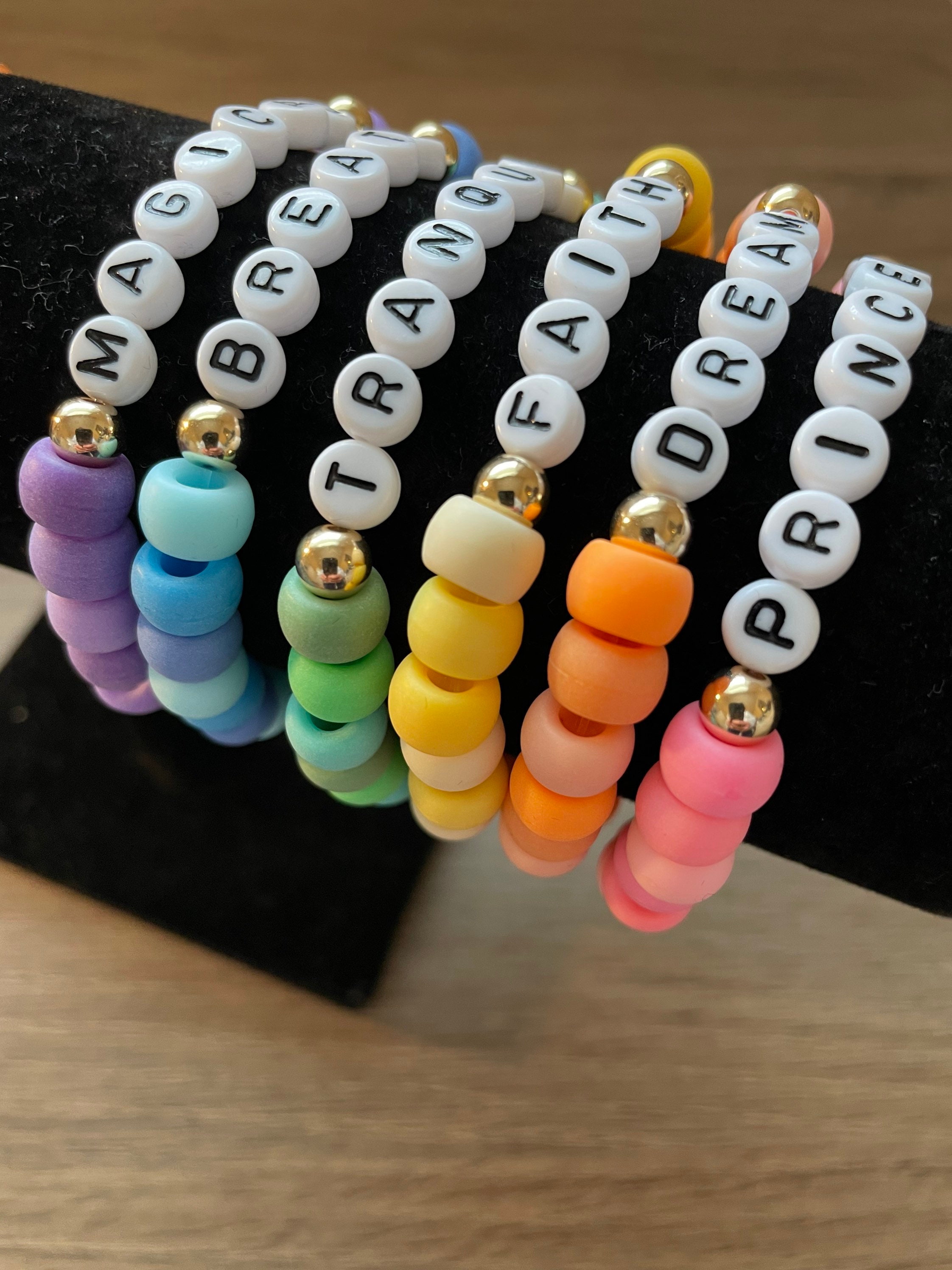 Plastic Alphabet Letter & Number Pony Beads - Single & Individual - Pony  Beads Plus