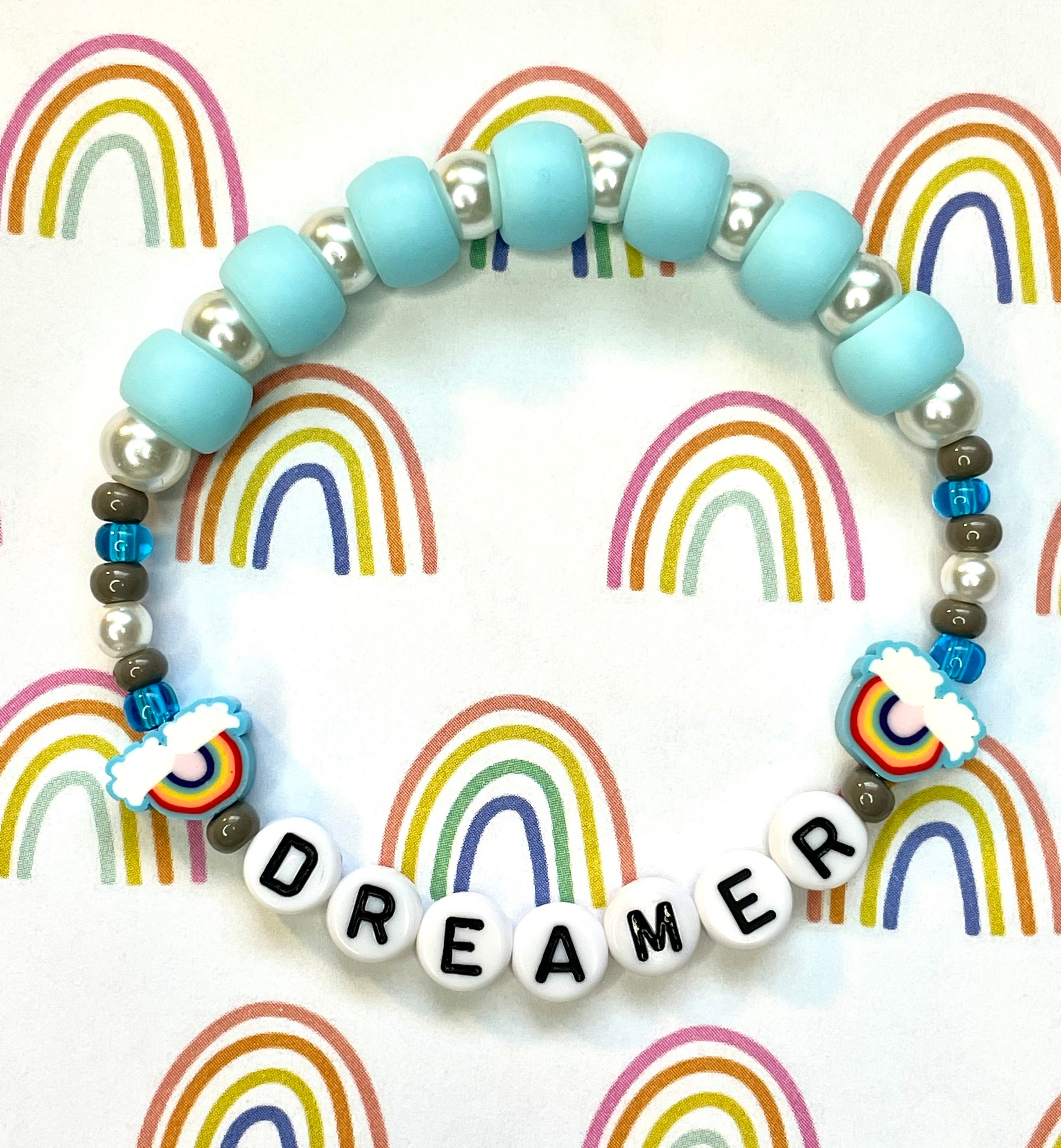 Custom Y2K Bracelets, Personalized Beaded Bracelets, Colorful