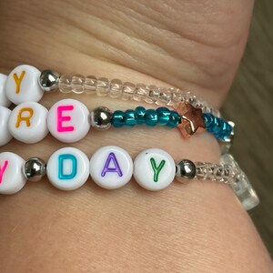 Core Memory Bracelet Stackable Layering Theme Park Style Today is A ...