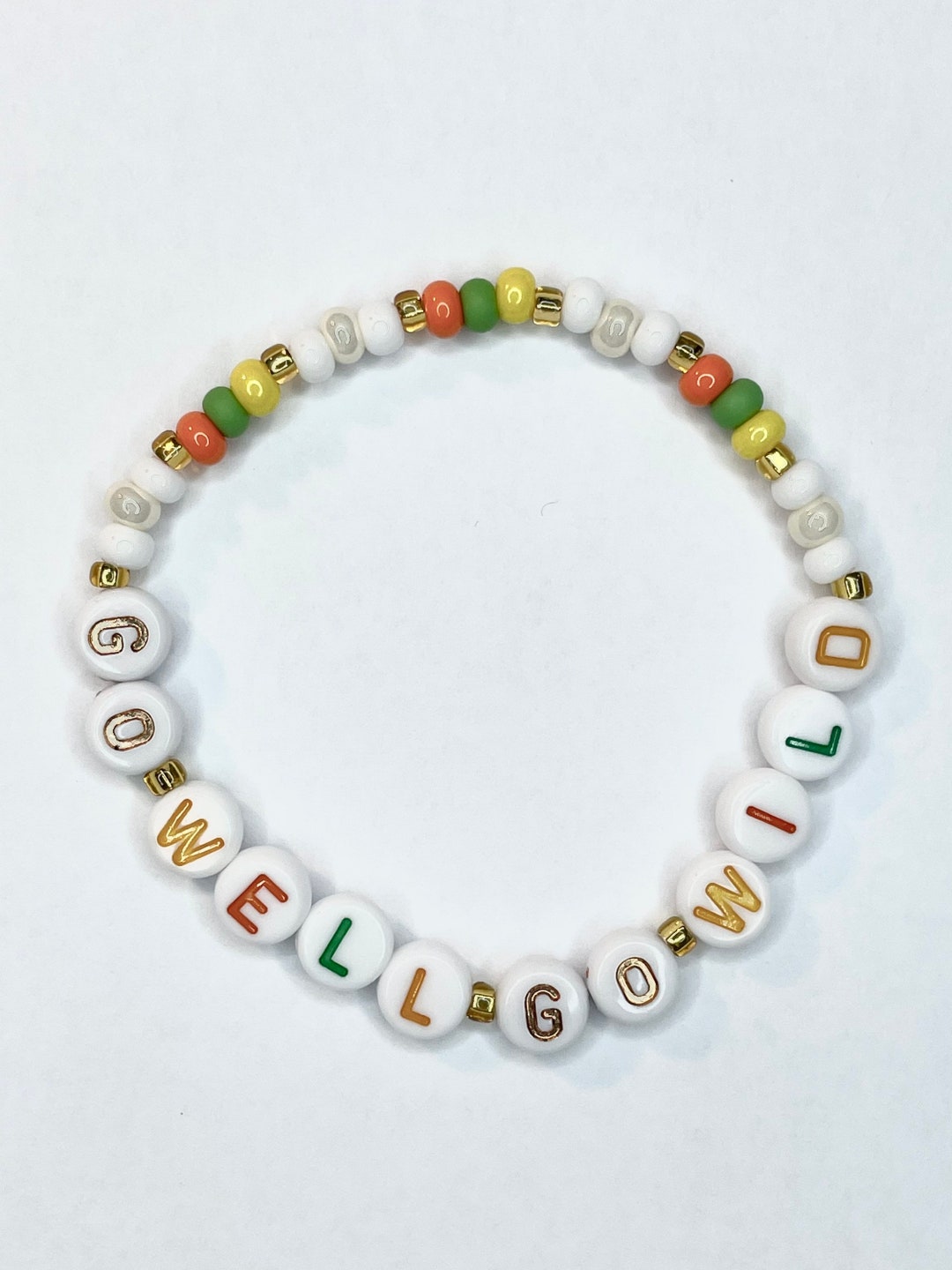 Kingdom Animal Safari Bracelet Go Well Go Wild Theme Park Style Beaded