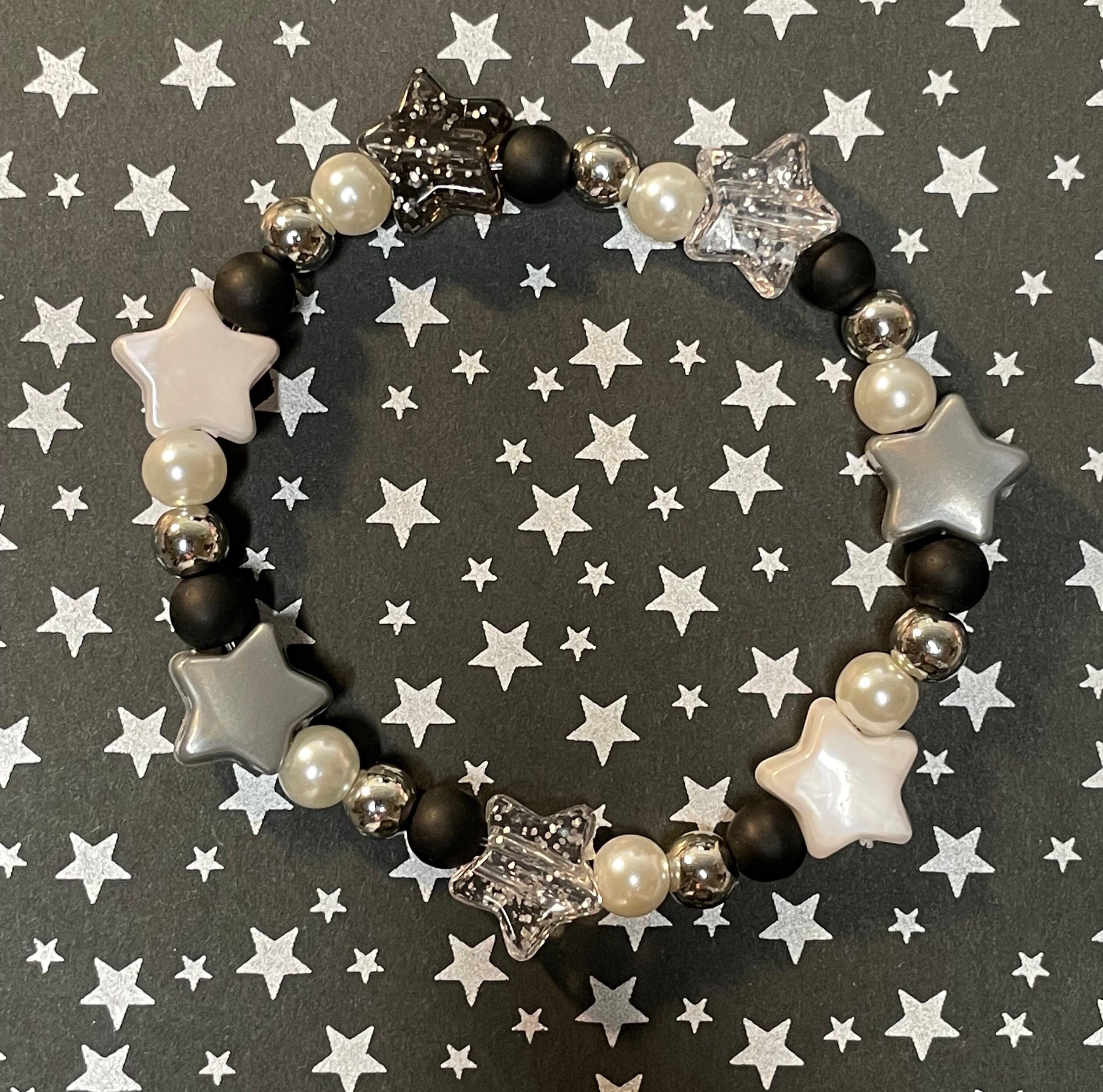♡STAR JEWELRY♡BRACELET Star Galaxy Bracelet Plastic Beaded Trend Candy Jewelry