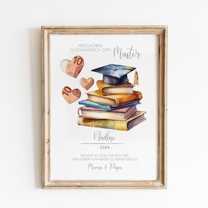 Geldgeschenk zum Schulabschluss | Geschenk zum Abitur Bachelor Master | Geschenk mit Geld | Geld verschenken | personalisiertes Geldgeschenk