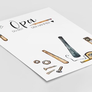 Ein ganz besonderes Geschenk für den besten Opa, mit Liebe gestaltet
Handabruck oder Fußabdruck als digitales Poster zum Herunterladen, selbst ausdrucken und gestalten