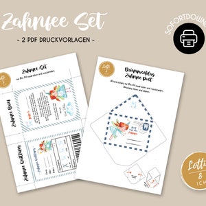 Entdecke unser zauberhaftes Zahnfee Set mit Vorlagen für Zahnfee Briefe, Zahnfee Zertifikat, Zahnfee Kalender und vieles mehr, die dein Kind begeistern werden! Mit unserem DIY Zahnfee Set kannst du deinem kleinen Schatz ein unvergessliches Erlebnis bieten. Drucke das liebevoll gestaltete Zahnfee Set ganz einfach zu Hause aus, und lass dein Kind von der magischen Welt der Zahnfee träumen.