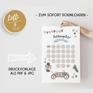 Belohnungstafel I Belohnungssystem für Kinder I Töpfchentraining windelfrei, Mutmacher Poster