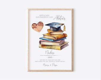 Geldgeschenk zum Schulabschluss | Geschenk zum Abitur Bachelor Master | Geschenk mit Geld | Geld verschenken | personalisiertes Geldgeschenk