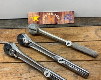 Vintage Craftsman 1/2 drive ratchet SK 1/2 drive ratchet each