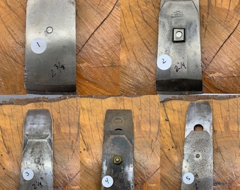Transitional plane blades irons & chip breaker thumb screw.