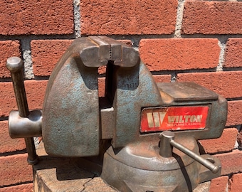 Wilton 744 mechanics vise 4 inch dated 5/84