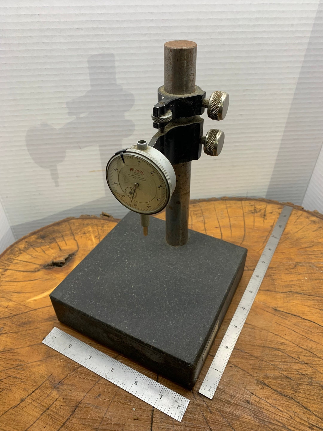 Granite Indicator Stand Gage Surface Check Machinest Dial Etsy