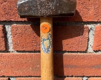Atha  3 Lbs. sledge hammer short Lump hammer New handle Hardwood wedge