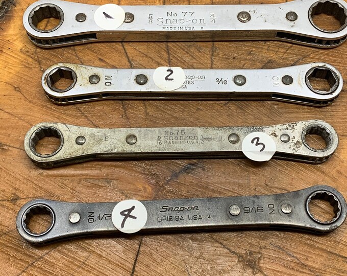 Snap on Ratcheting Box End Wrench Etsy