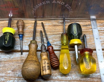 Vintage Stanley And Wood  screwdrivers hobby