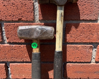 Pair of Fiberglass handled hammers rubber grip 3Lbs. is Drop Forged Heat- treated