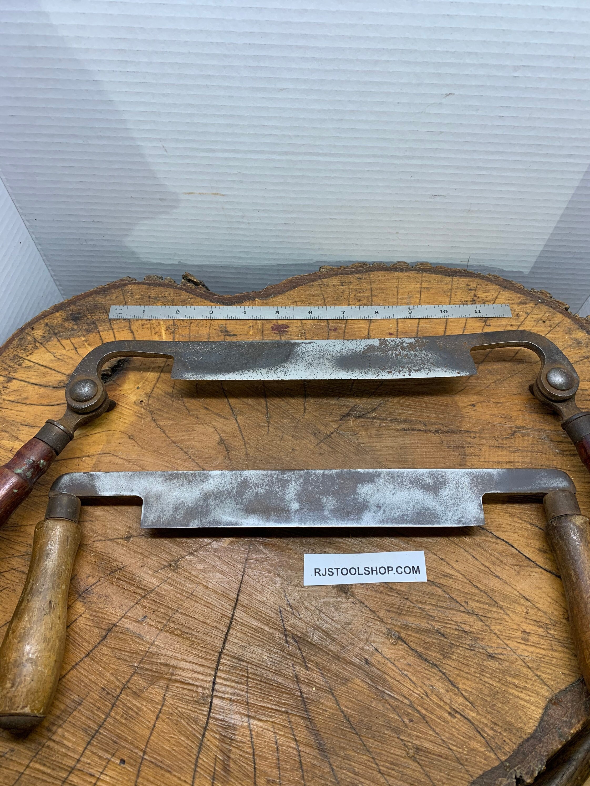 Vintage Antique Draw Knives Red Diamond Etsy