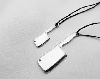 ネックレス・チョーカー BLENDOFF Cleaver Knife Necklace Silver 925 Amazon.com: MEAT CLEAVER PENDANT NECKLACE IN STERLING SILVER