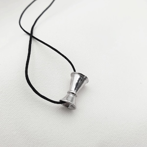 Cocktail Jigger Necklace – Sterling Silver Bartender Gift | Mixology Jewelry for Cocktail Lovers