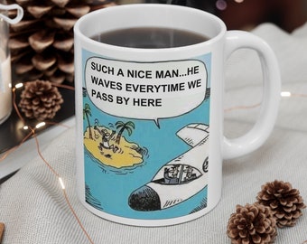 Funny Pilot Ceramic Mug 11oz, Humerous Mugs, Pilot Birthday Gift, Pilot Coffee Mug,