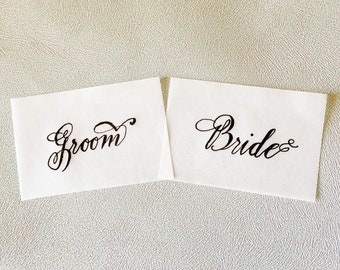 Vellum place name, Vellum stationery, Calligraphy place cards, Table place cards
