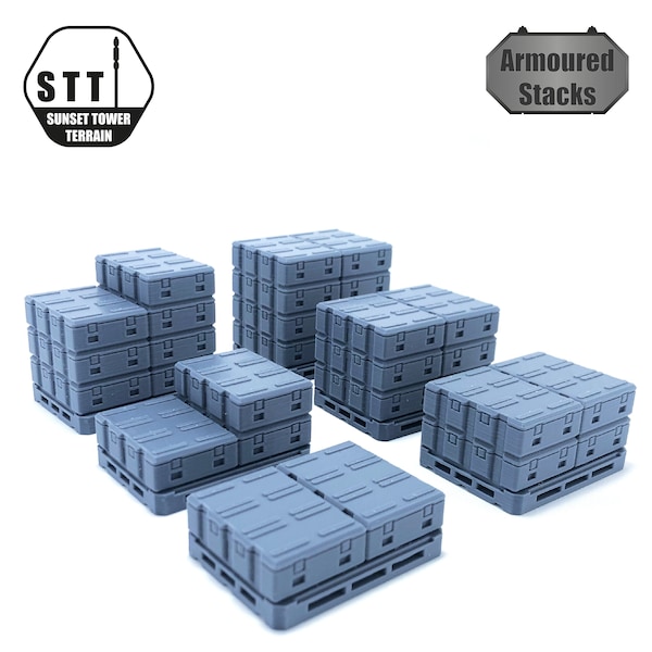 Pallets / Steps for use with 28 - 35mm Wargames as Scatter Terrain