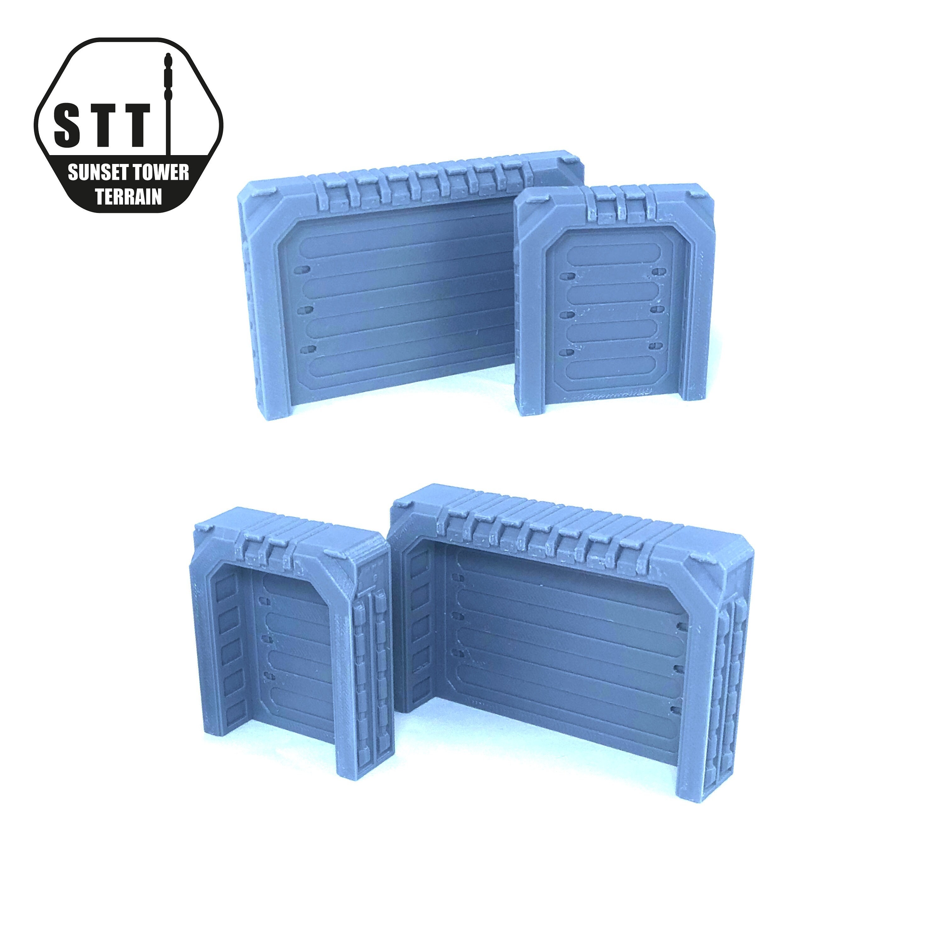 Doors (Non opening) for use with 28 - 35mm Wargames