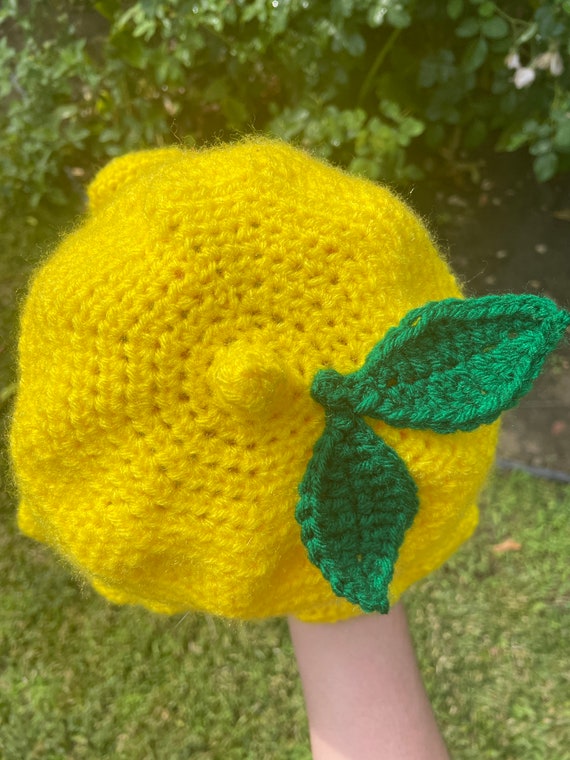 Crochet Lemon Bucket Hat | Etsy Australia