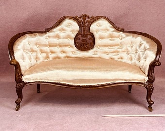 Victorian miniature sofa