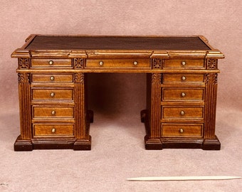 Miniature desk - walnut